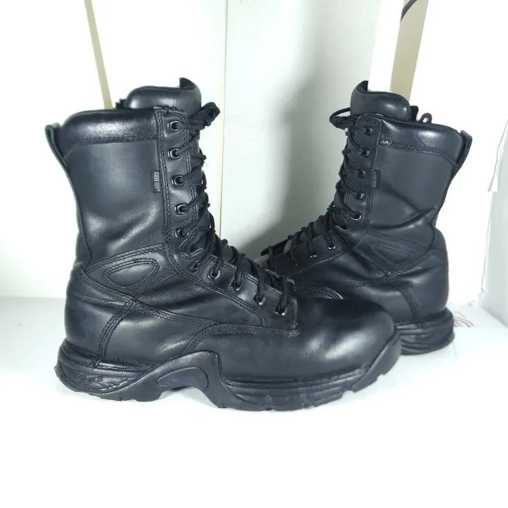Danner Men’s Striker II GTX 8” US10D Black Leather Laceup Tactical Combat Boots